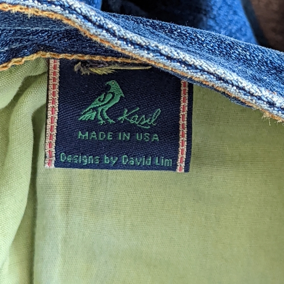 NEW Kasil by David Lim Women's Atlantic Masons Boot Cut Flare Jeans Size 26 x 34 - Picture 4 of 6